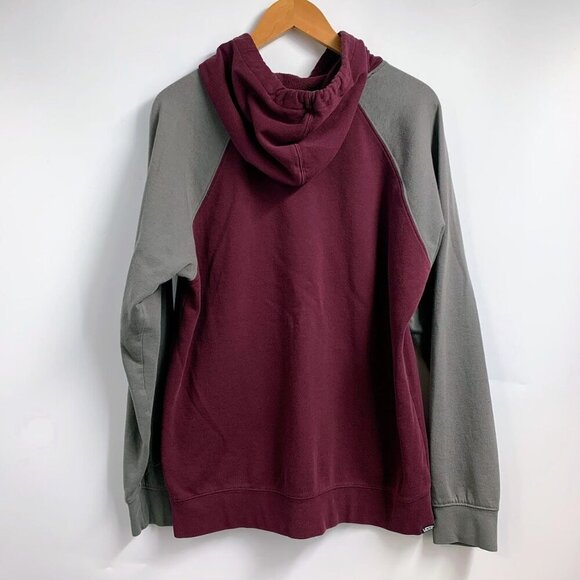 Van's Men's Colorblock Logo Cotton Pullover Long Sleeve Hoodie Sweatshirt Size L - Picture 2 of 11